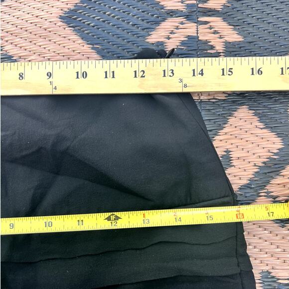 Reiss | NWT Grace Pleated Ruffle Tiered 100% Silk Skirt Black Size US 2 - Picture 8 of 9